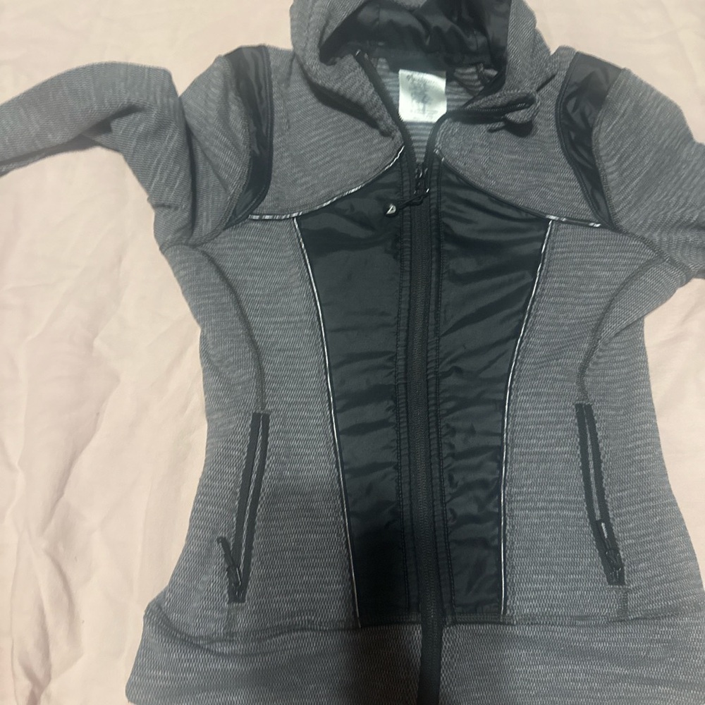 Ivivva Gray and Black Utility Jacket